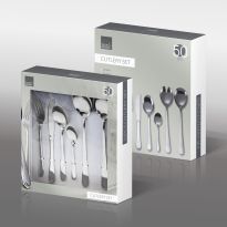 50pc Stainless Steel Cutlery Set