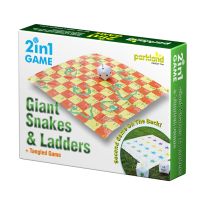 2 In 1 Giant Snakes & Ladders