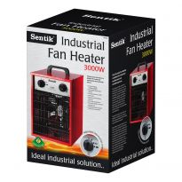 Square Industrial Fan Heater - 3000w