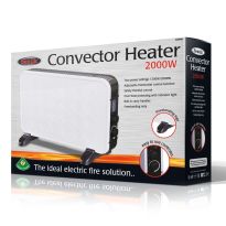 White - 2000W Freestanding Convector Heater