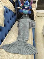 Kids Mermaid Blanket - Grey