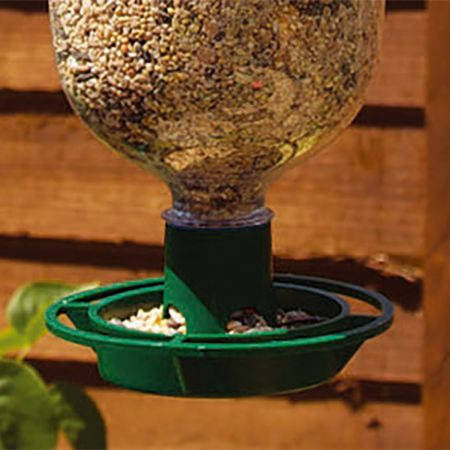 bottle top bird seed feeders