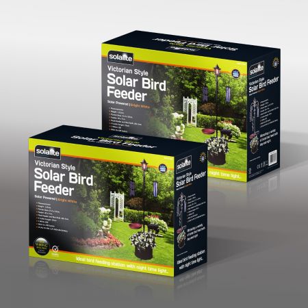 Victorian Style Solar Bird Feeder