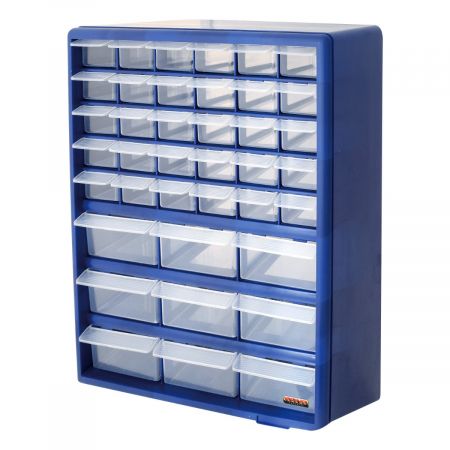 Blue 39 Drawer Multi Tools Storage Organizer