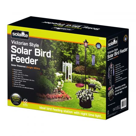 Victorian Style Solar Bird Feeder